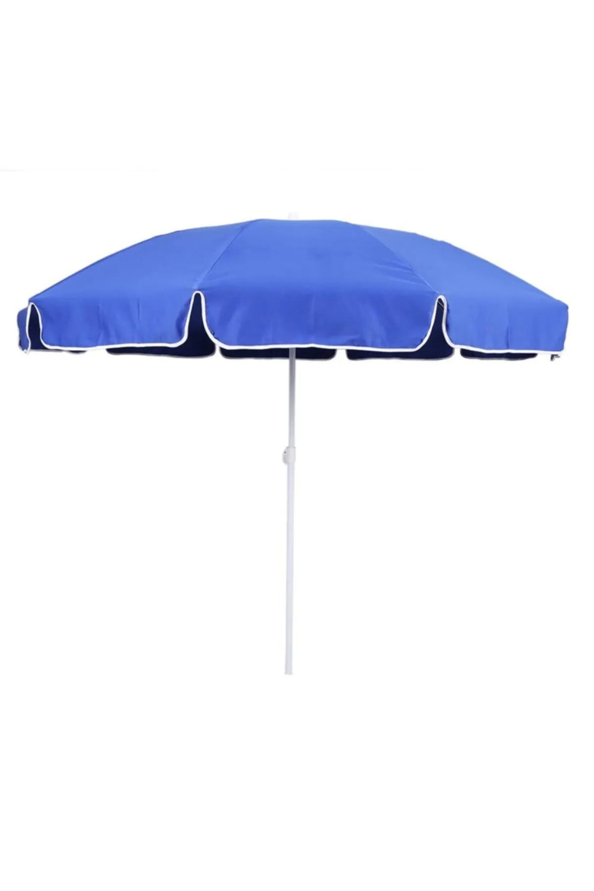 Mashotrend Garden Blue Single Color Polyester Fabric Umbrella