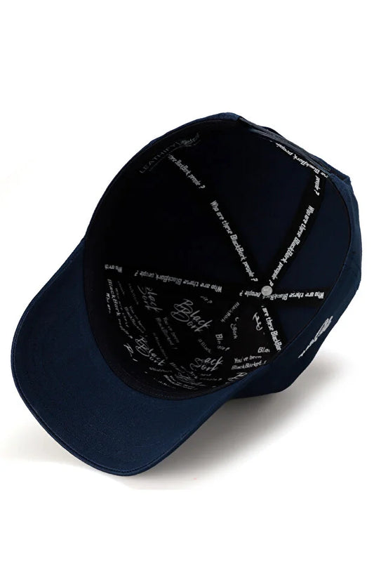 BlackBörk Men's Navy Blue Baseball Lion Hats