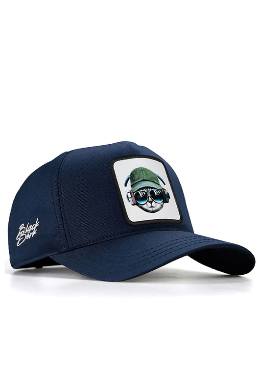 BlackBörk Men's Navy Blue Baseball Cat Hats