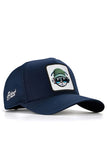 BlackBörk Men's Navy Blue Baseball Cat Hats