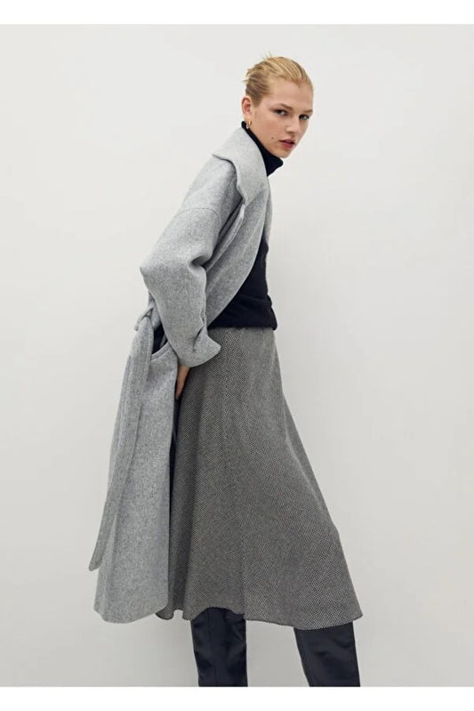 Mango Women's Gray Skirt