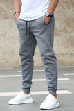 Madmext Men's Grey Basic Tracksuit