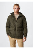 Mango Men's Dark Khaki Jacket