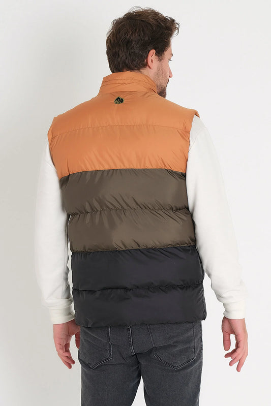 Weyeze Men's Mustarad Inflatable Vest