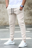 Madmext Men's Beige Basic Tracksuit