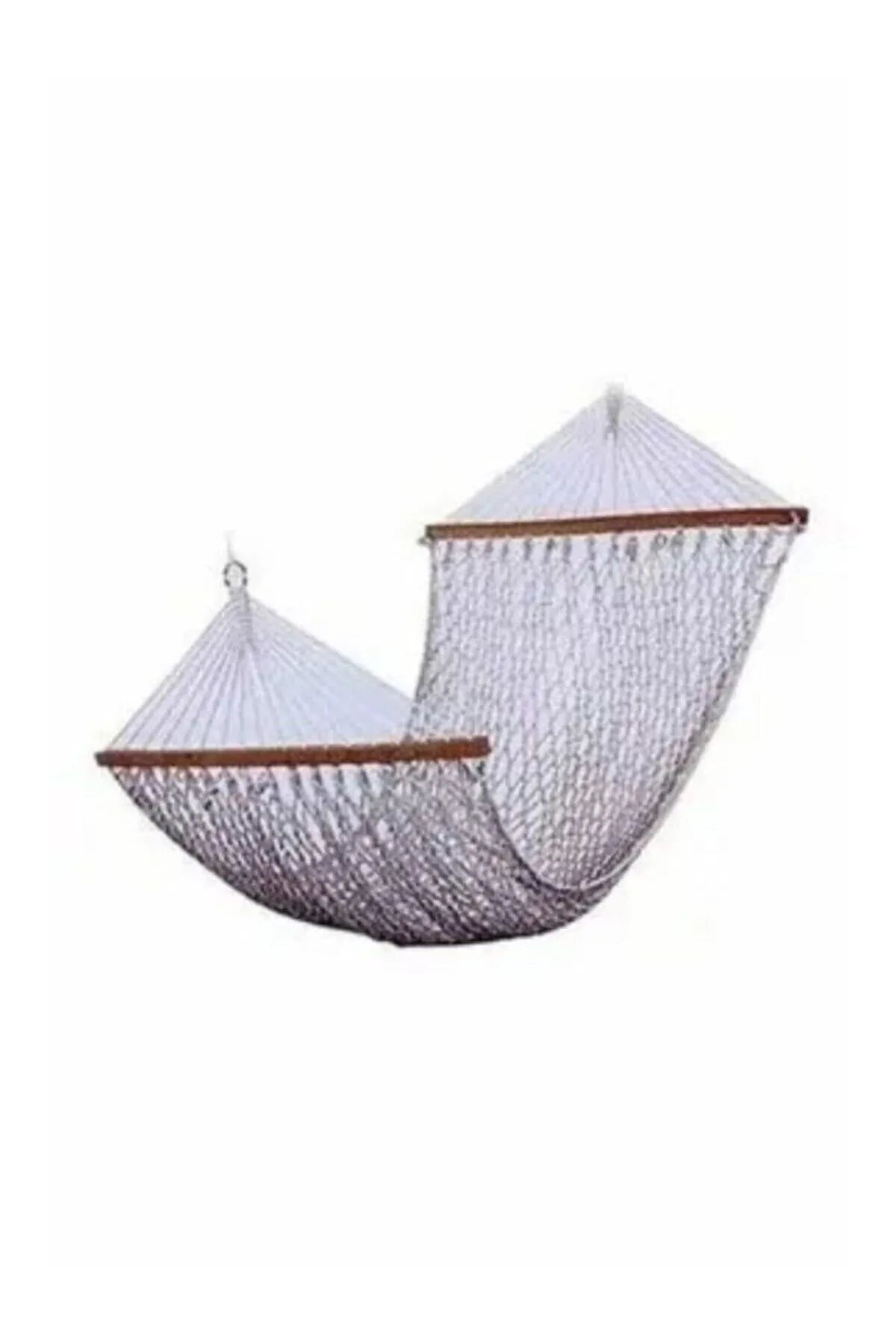 Ipek Garden Economic Rope Braided Wooden Hammock Swing