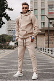 Madmext Men's Beige Tracksuit