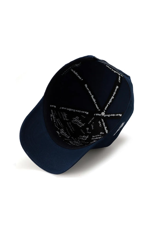 BlackBörk Men's Navy Blue Baseball Car Hats