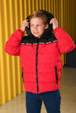 Pina Kids Boy's Red Puffer Coat