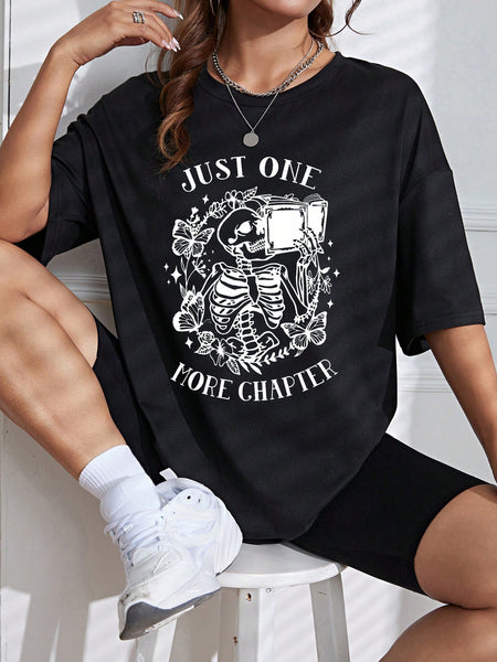 美品✨️GOOD GRIEF! PRINTED OVER TEE FINAL SALE: PRIME MANIFESTO BLEACHED OUT SIDE SLIT TEE