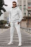 Madmext Men's White Tracksuit