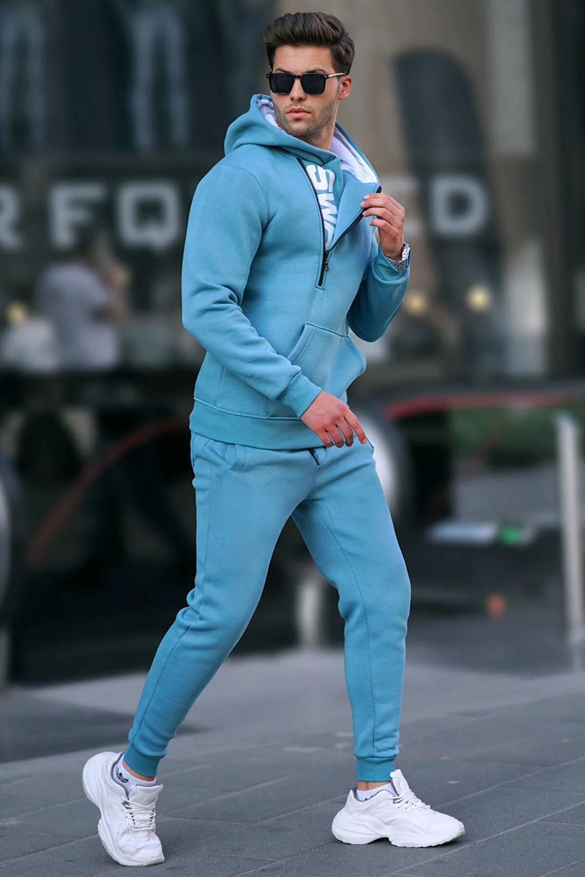 Madmext Men's Blue Tracksuit