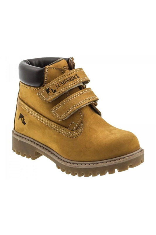 Lumberjack Girl's Yellow Kids Leather Boots
