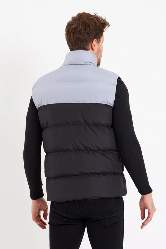Weyeze Men's Grey Inflatable Vest