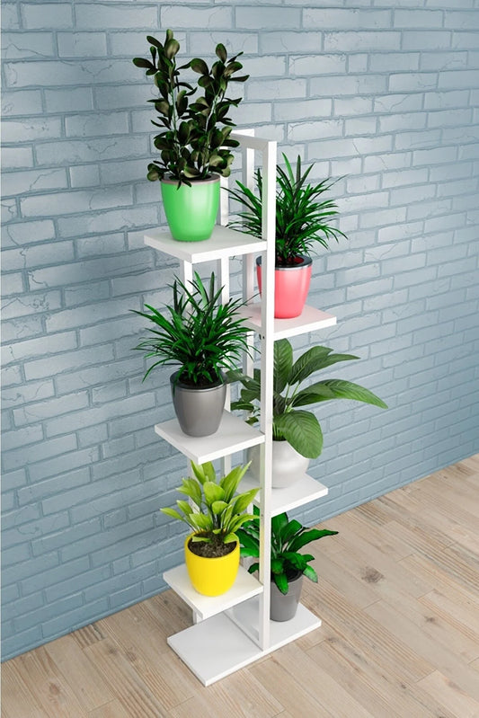 Adım Shops Garden 6 Shelves Vertical Flower Pot