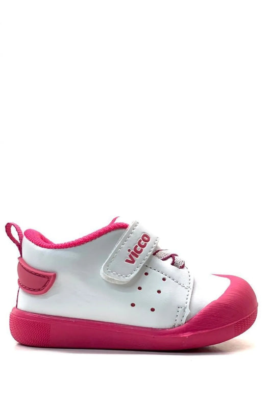 Vicco Unisex Baby Fuchsia First Step Shoes