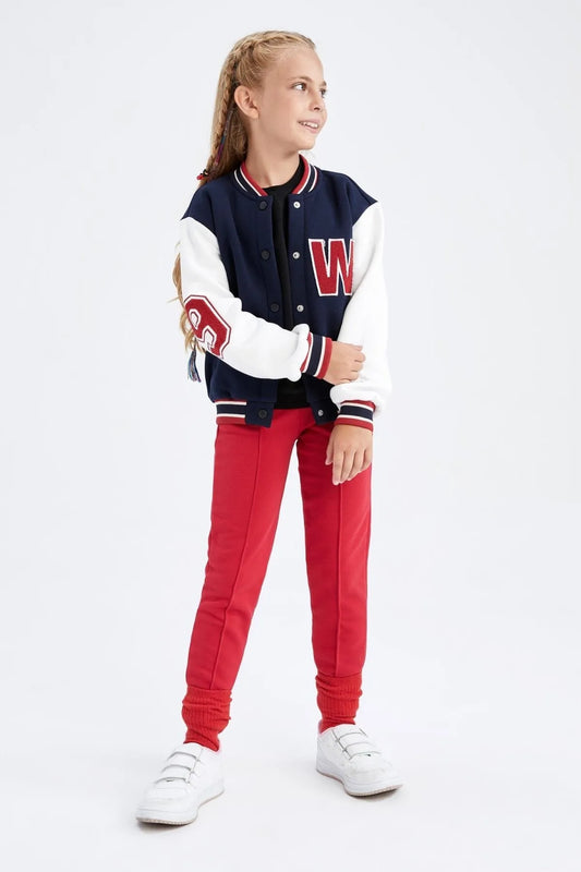 Defacto Girl's Red School Sweatpants