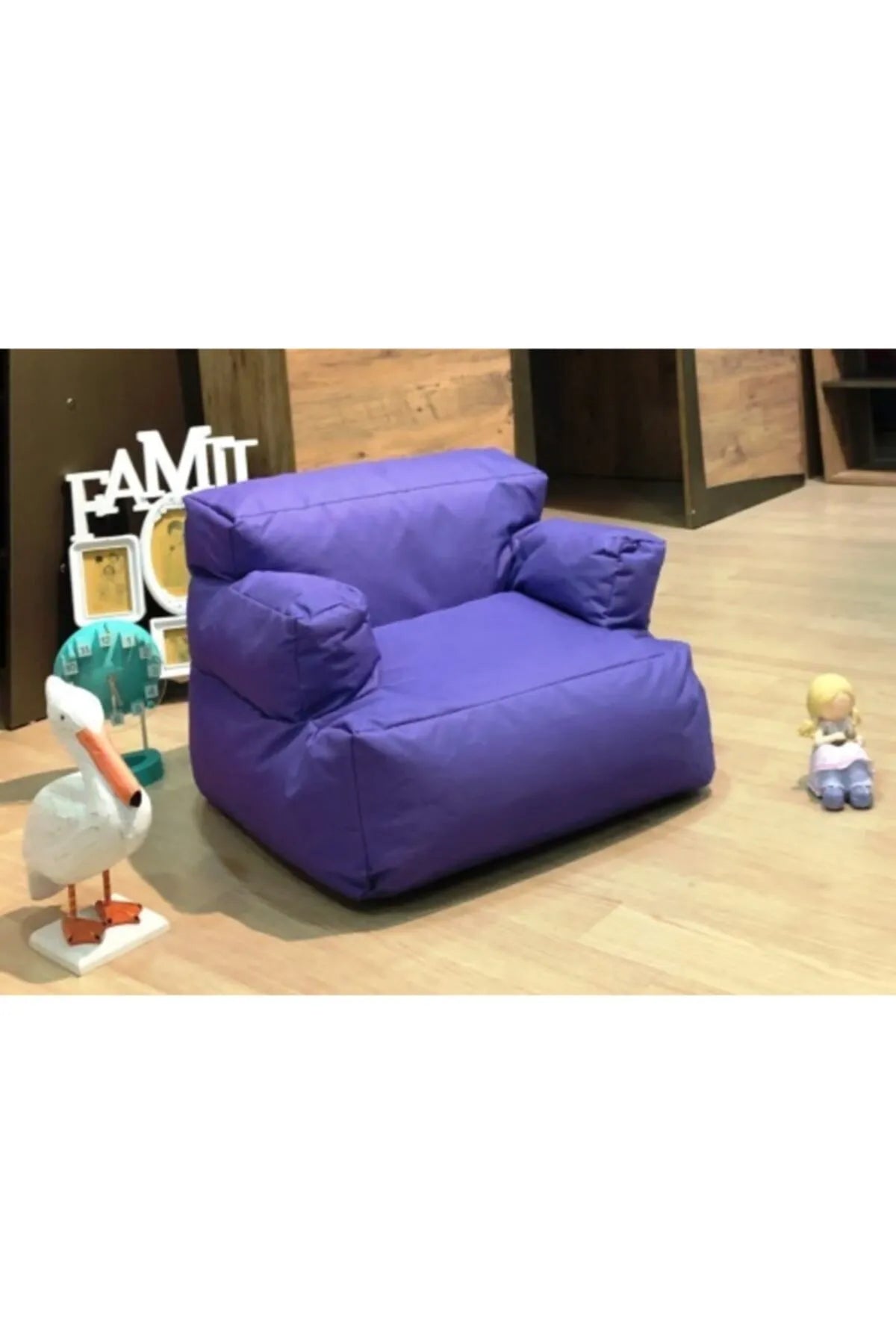 Pufumo Garden Purple Bean Bag