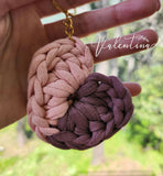 Valentina Handmade Heart Key Chain - Available in Different Colors