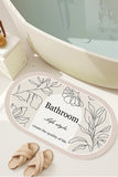 Decomia Home Digital Non-Slip Washable Bathroom Bath Mat