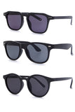 Modalucci Men's Black Set of 3 Sunglasses