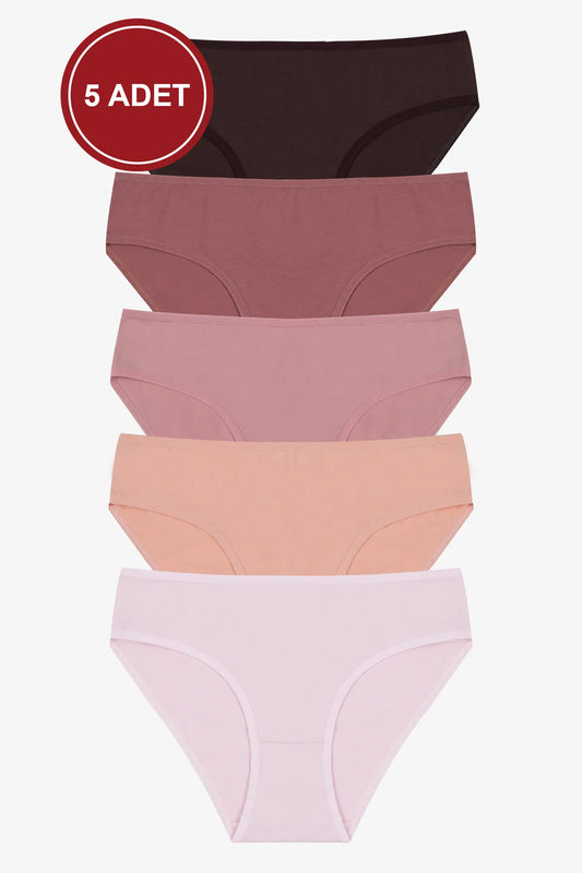 Koza Women's Underwear 5-Piece Lycra Panties