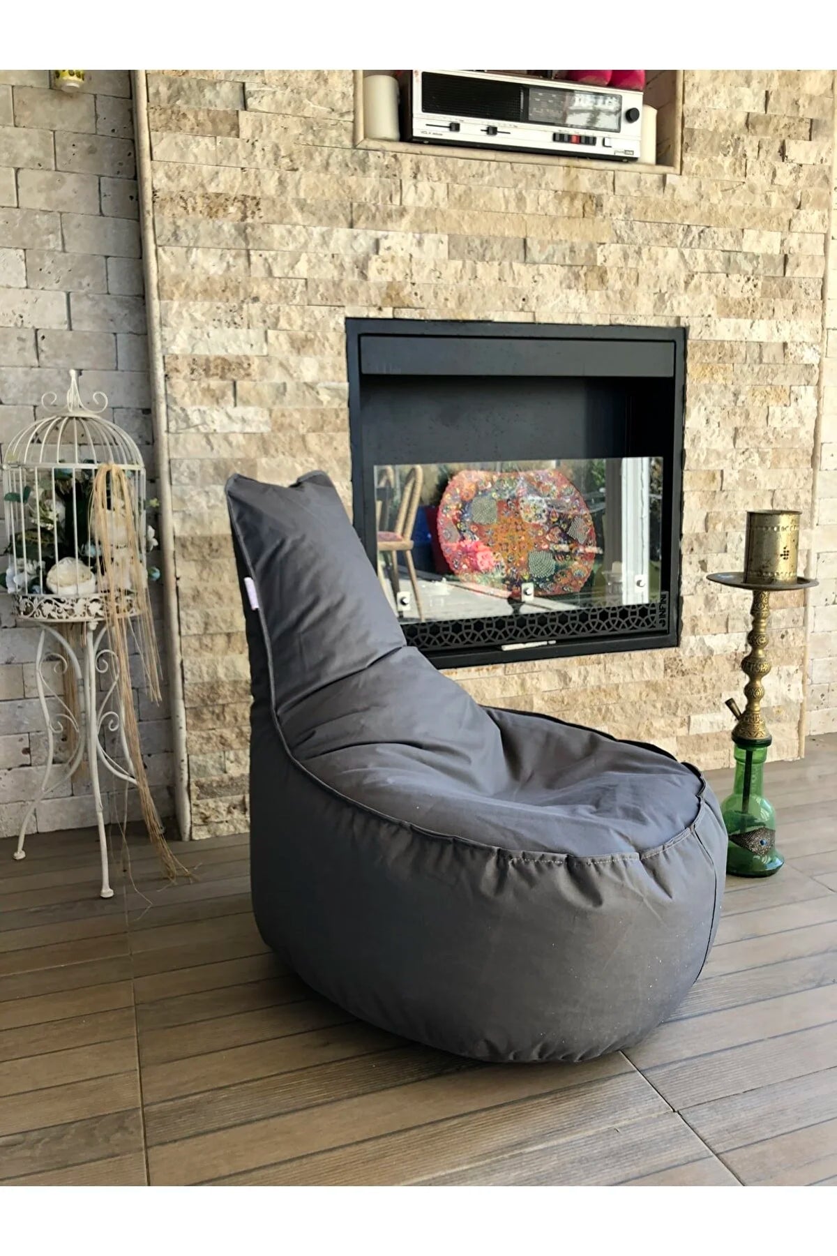 Pufumo Garden Gray Sofa Active Bean Bag