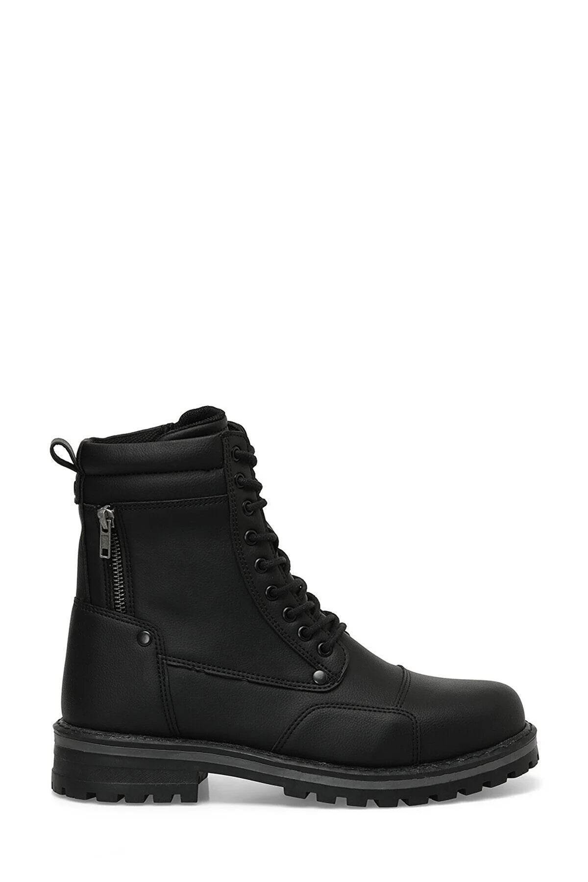 Kinetix Men's Black Biker Boots