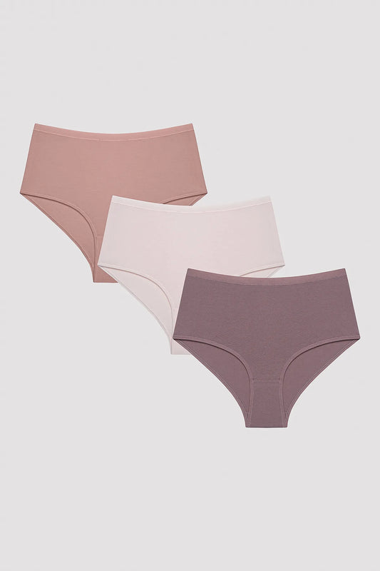 Penti Women's Essentials 3-Piece High Waist Slip Panties