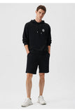 Mavi Men's Black Knitted Shorts