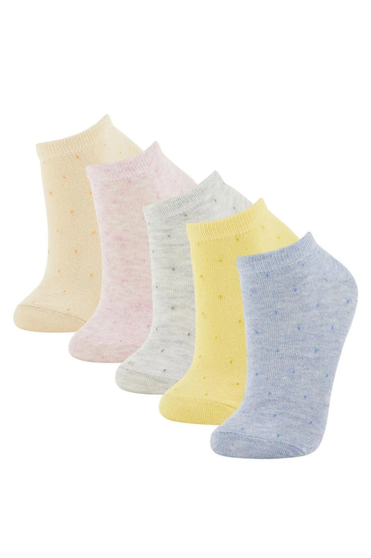Defacto Women's 5-pack Cotton Booties Socks