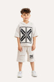 Gold Class Kidswear Boy's Sword and Shield Printed Hooded Sets