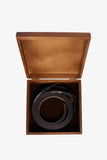 Altınyıldız Classics Men's Black-Brown Special Wooden Gift Boxed