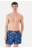 John Frank Men's Patterned Or Printed Swim Shorts