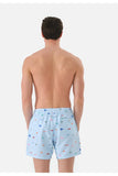 John Frank Men's Patterned Or Printed Swim Shorts