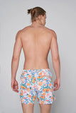 John Frank Men's Patterned Or Printed Swim Shorts