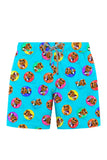 John Frank Men's Patterned Or Printed Swim Shorts