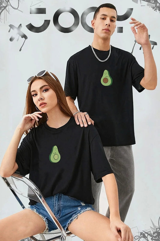Jooy Company Avocado Design Lover Couple Combination Oversize Tshirt Set of 2