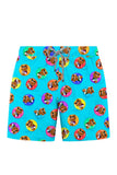 John Frank Men's Patterned Or Printed Swim Shorts