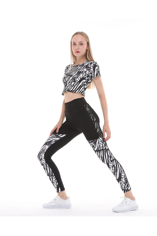 Buzzard Women's New Zebra Print Leggings