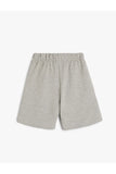 Cotton Boy's  Shark Printed Tie Waist Shorts