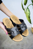 Modafırsat Women's Stylish Casual Black Slippers