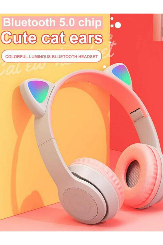 Teknoloji Gelsin Cat Headphones for Girls and Boys Kids Headphones