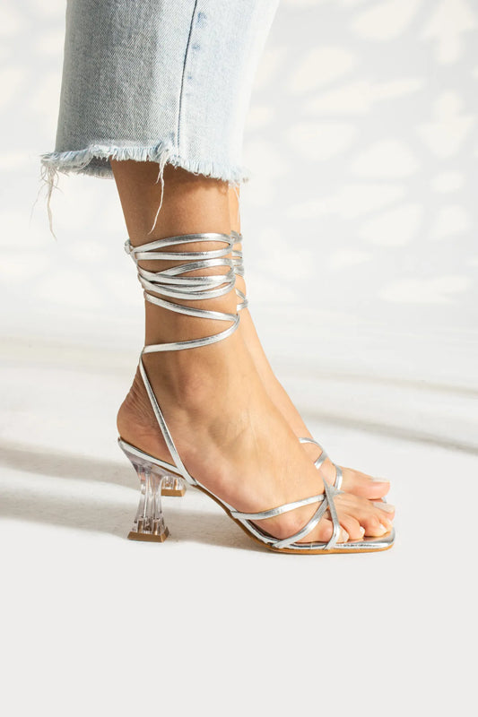 Diya Shoes Women's Crystal  Casual Heels