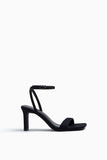 Bershka Women's Slim Strappy Sandals With Ankle Heels