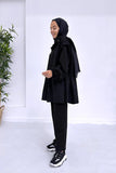 Ka Hijab Women's Pleated Hoodie Two Threads Hijabs
