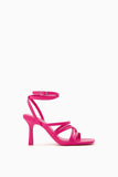 Bershka Women's Slim Strappy Sandals With Ankle Heels