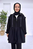 Ka Hijab Women's Pleated Hoodie Two Threads Hijabs