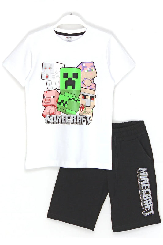Minecraft Boys' Shorts T-shirt Sets
