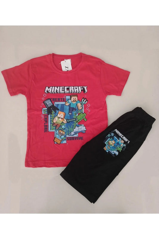 Minecraft Boy's Red Sets